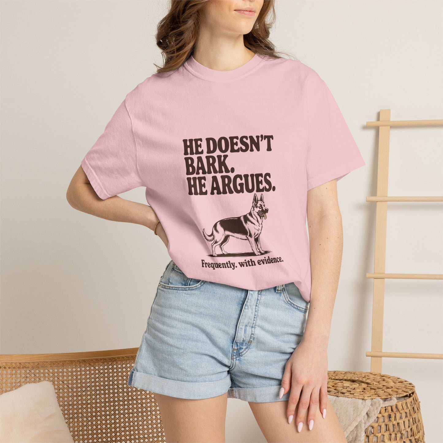 German Shepherd — He doesn't bark. He argues