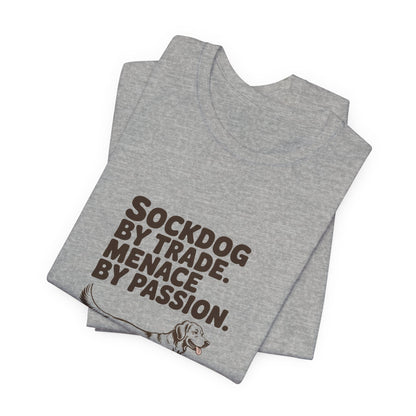 Golden Retriever — Sockdog by trade. Menace by passion