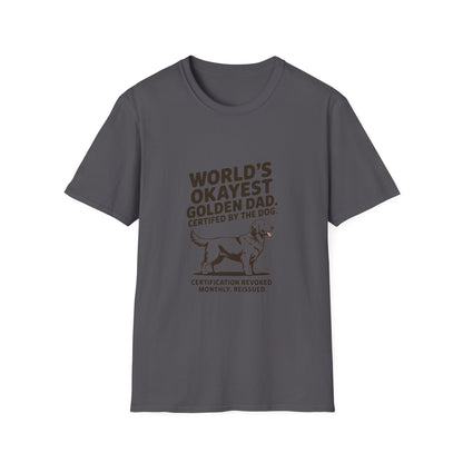 Golden Retriever — World's okayest Golden Dad. Certified by the dog