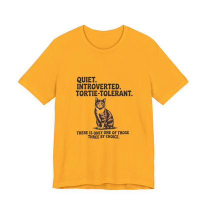 Tortoiseshell — Quiet. Introverted. Tortie-tolerant