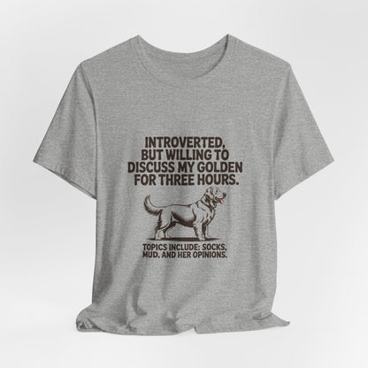 Golden Retriever — Introverted, but willing to discuss my Golden for three hours