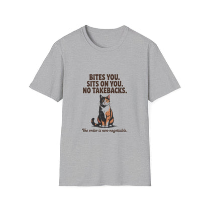 Tortoiseshell — Bites you. Sits on you. No takebacks