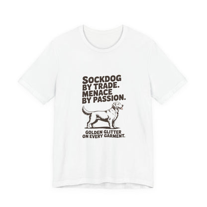 Golden Retriever — Sockdog by trade. Menace by passion