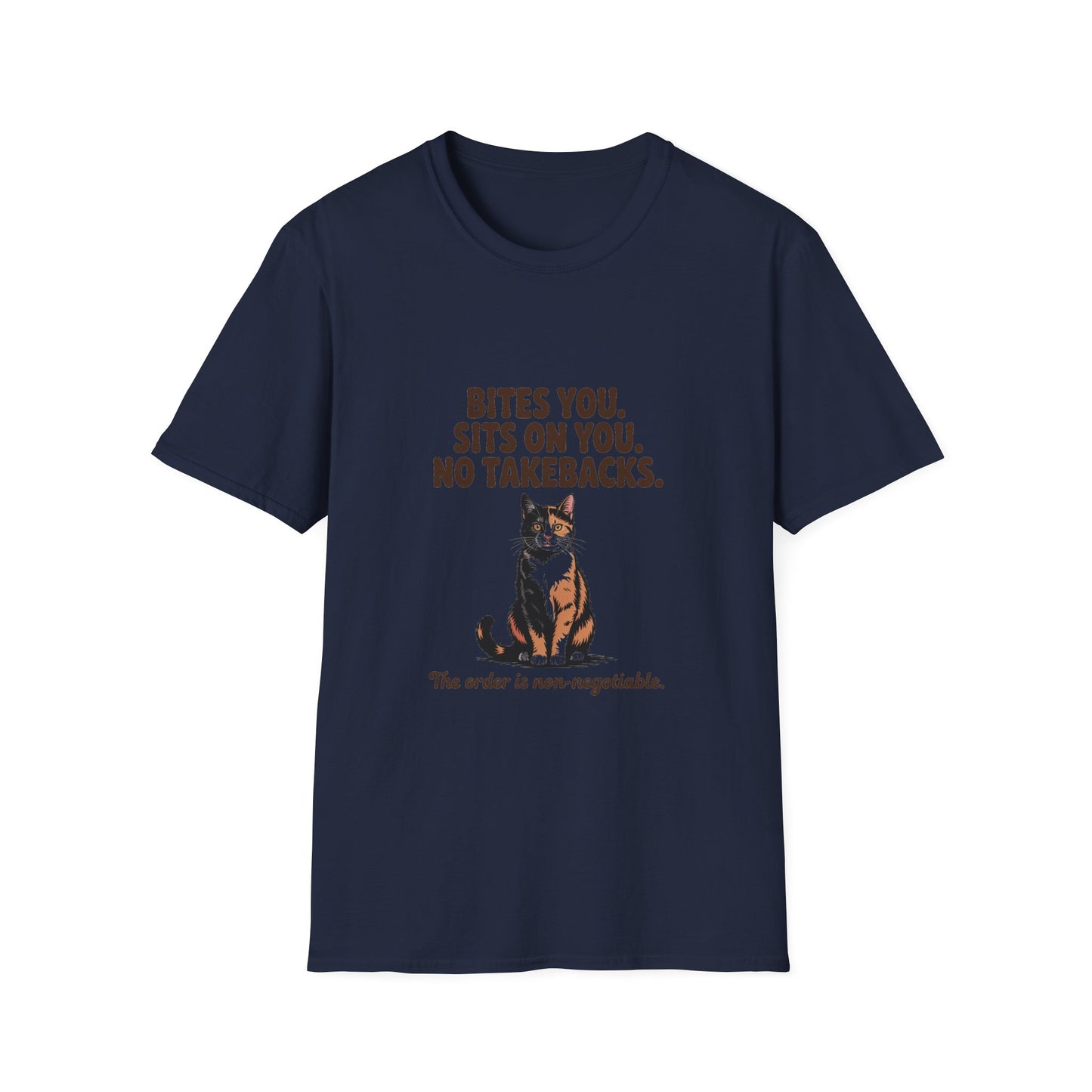 Tortoiseshell — Bites you. Sits on you. No takebacks