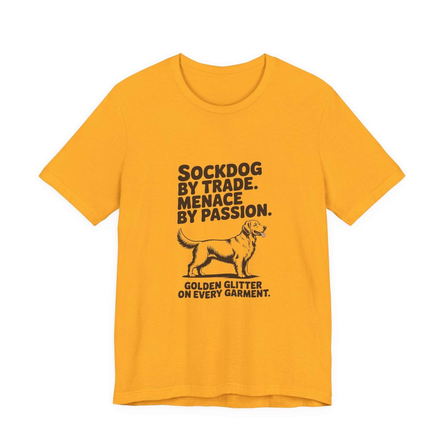 Golden Retriever — Sockdog by trade. Menace by passion