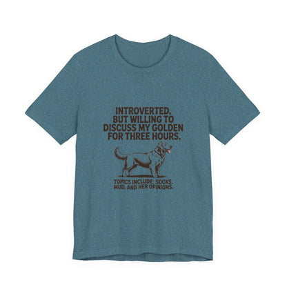 Golden Retriever — Introverted, but willing to discuss my Golden for three hours