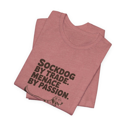 Golden Retriever — Sockdog by trade. Menace by passion