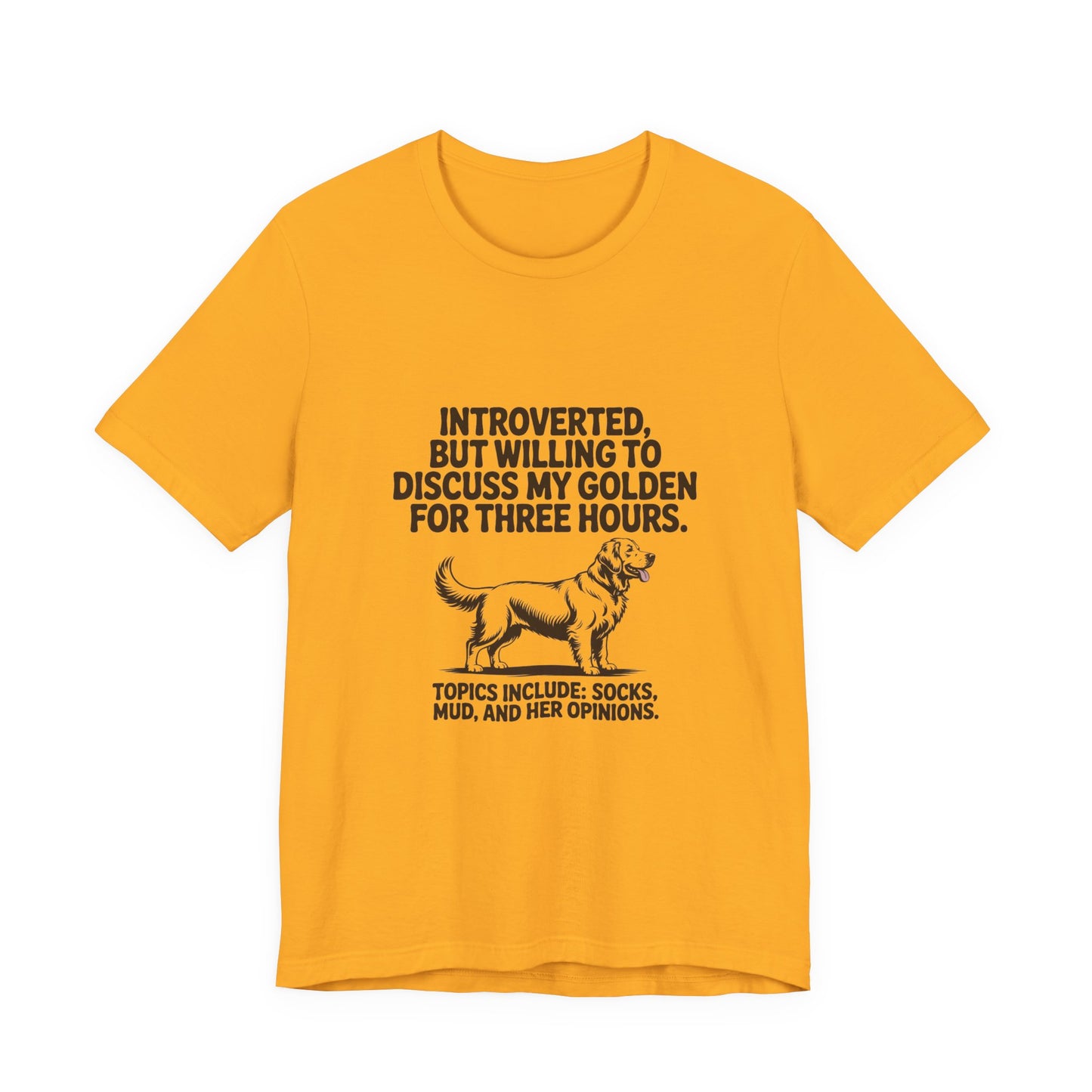 Golden Retriever — Introverted, but willing to discuss my Golden for three hours