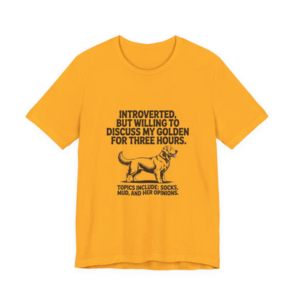 Golden Retriever — Introverted, but willing to discuss my Golden for three hours