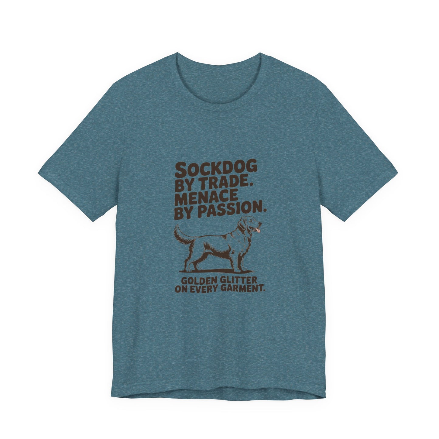 Golden Retriever — Sockdog by trade. Menace by passion