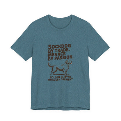 Golden Retriever — Sockdog by trade. Menace by passion