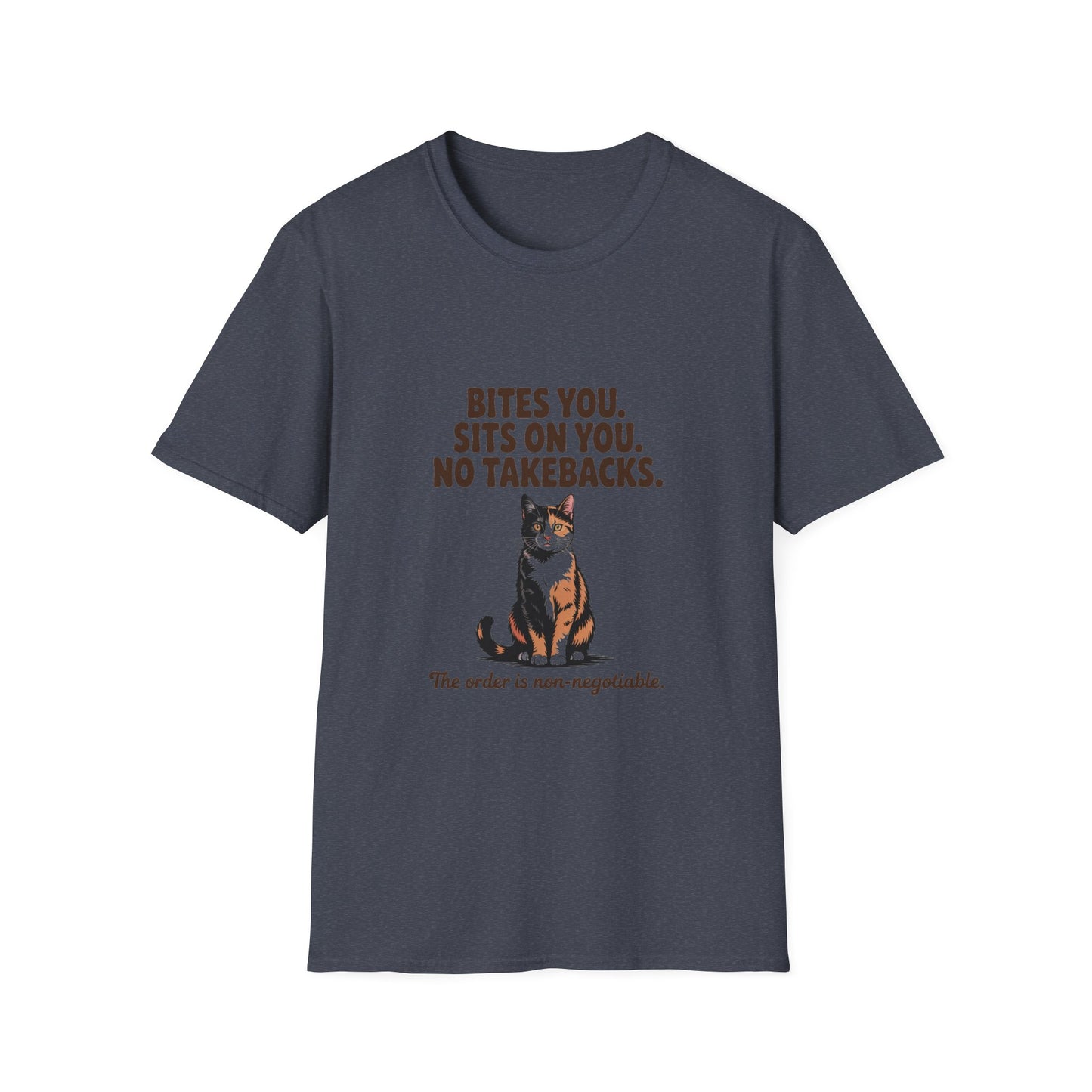 Tortoiseshell — Bites you. Sits on you. No takebacks