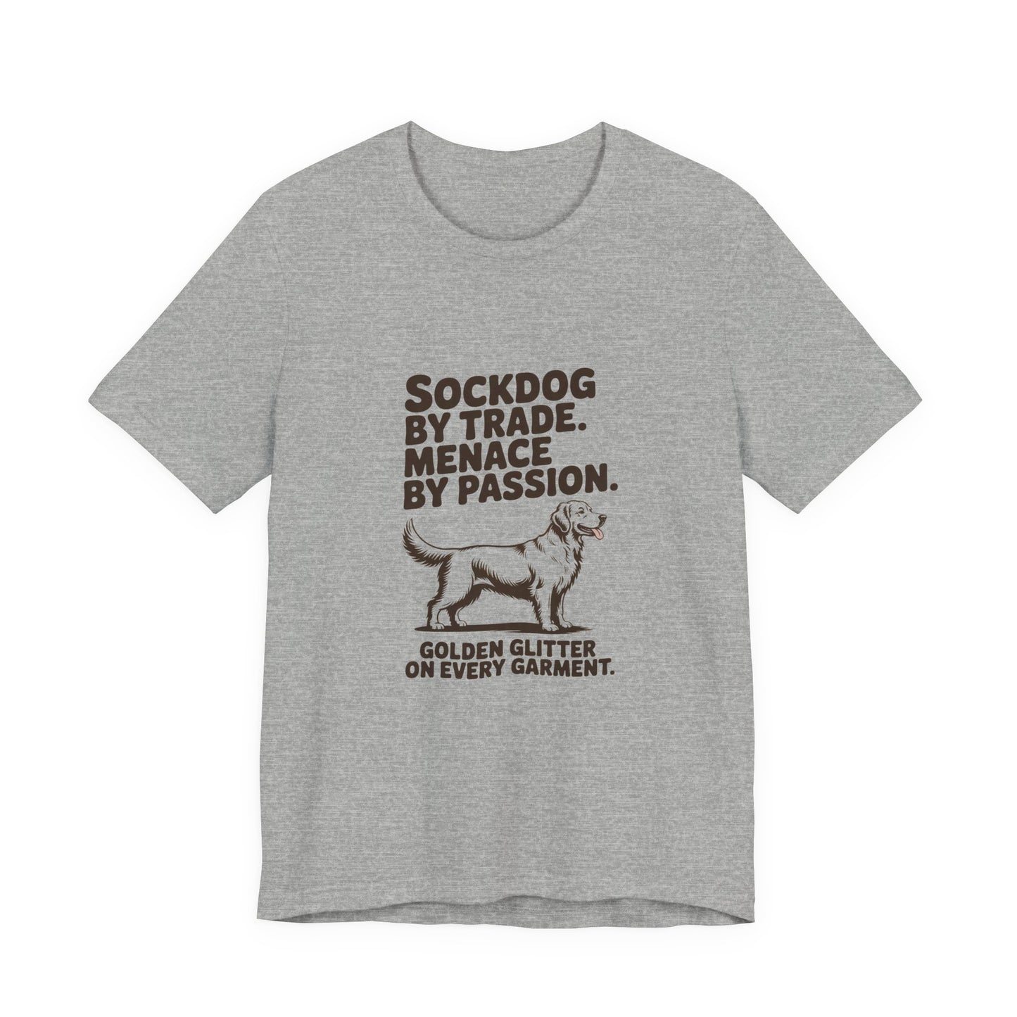 Golden Retriever — Sockdog by trade. Menace by passion