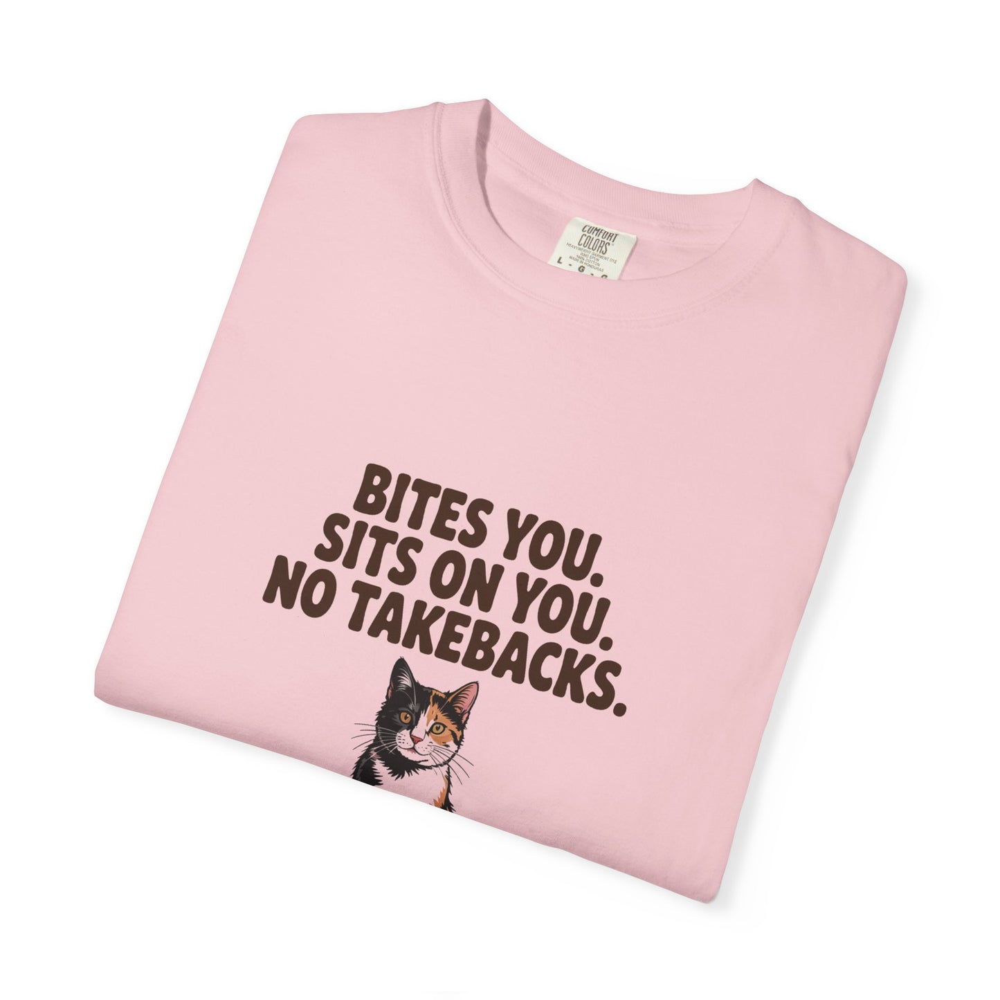 Tortoiseshell — Bites you. Sits on you. No takebacks
