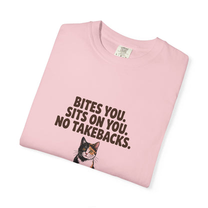 Tortoiseshell — Bites you. Sits on you. No takebacks