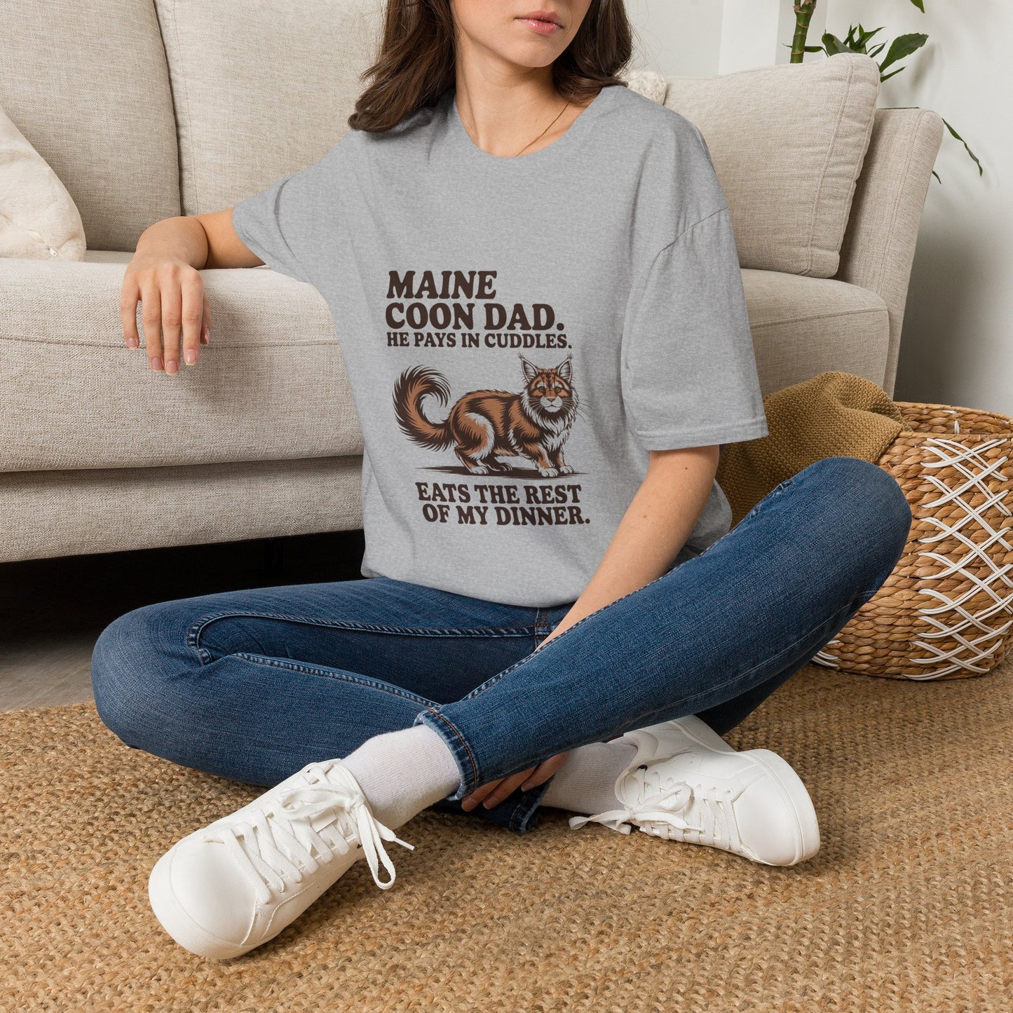 Maine Coon — Maine Coon Dad. He pays in cuddles