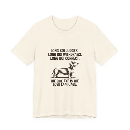 Dachshund — Long boi judges. Long boi withdraws. Long boi correct