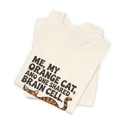 Orange Tabby — Me, my orange cat, and one shared brain cell
