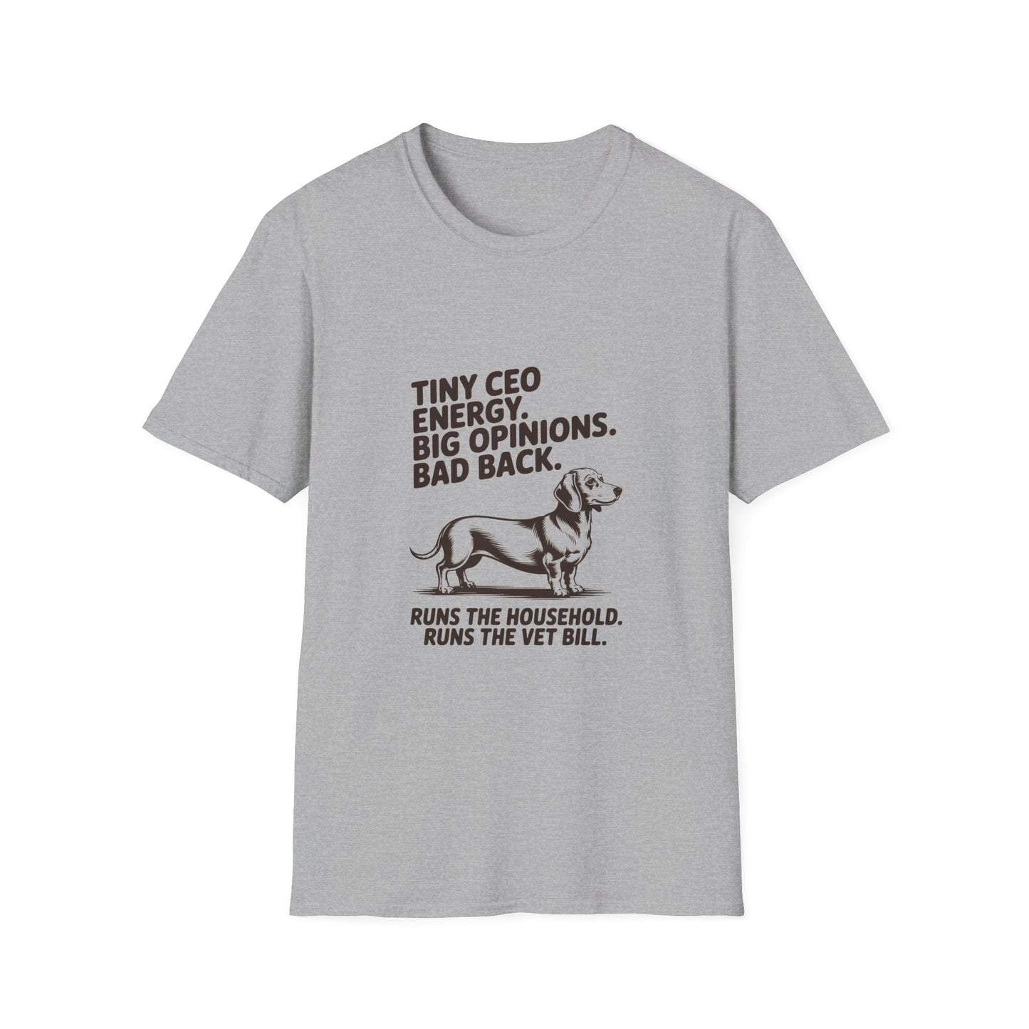 Dachshund — Tiny CEO energy. Big opinions. Bad back
