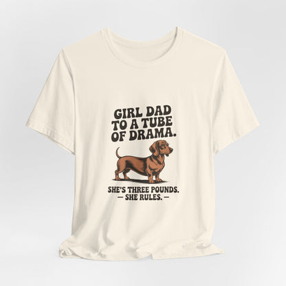 Dachshund — Girl Dad to a tube of drama