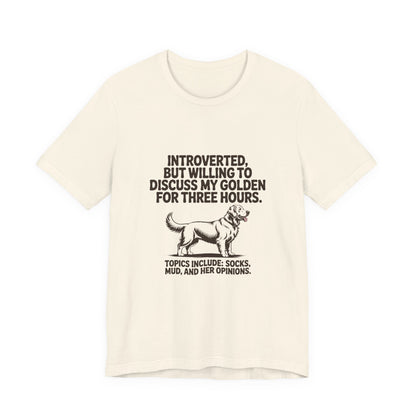 Golden Retriever — Introverted, but willing to discuss my Golden for three hours