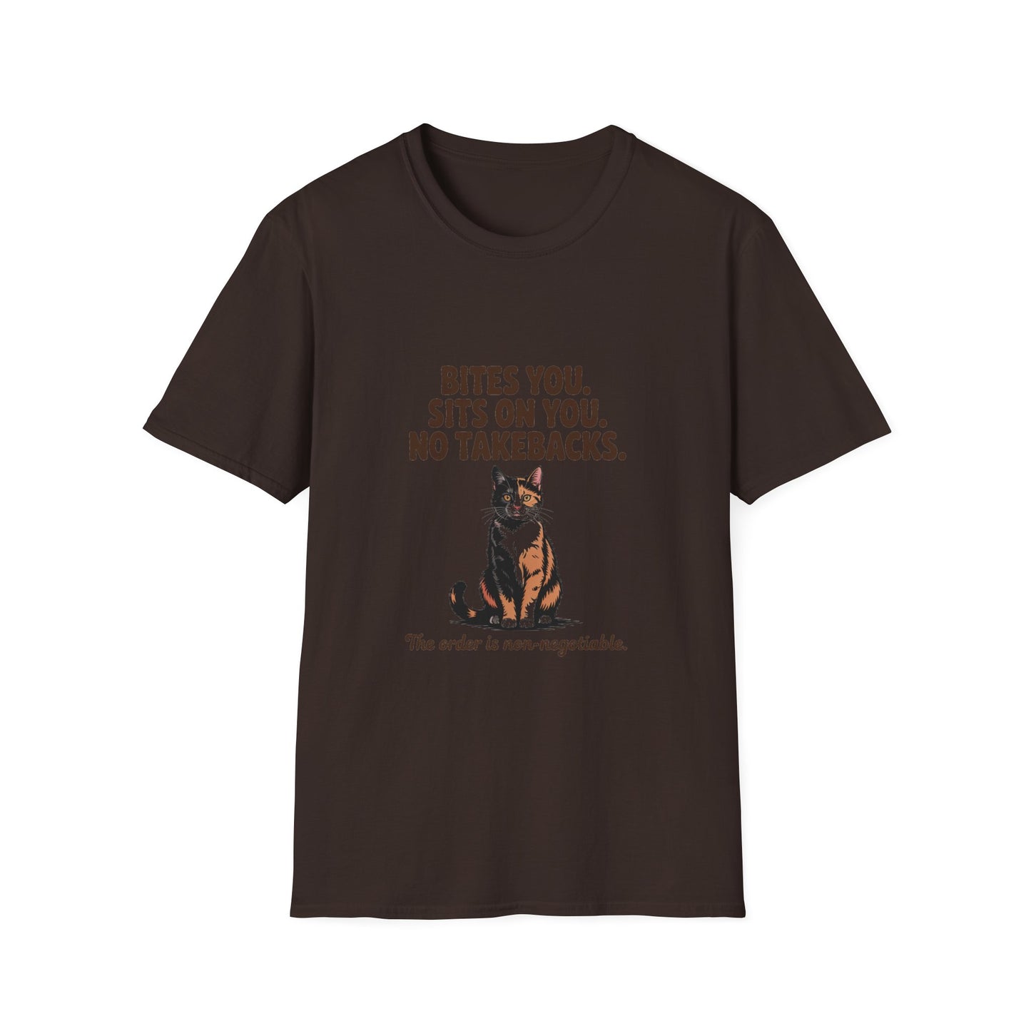 Tortoiseshell — Bites you. Sits on you. No takebacks