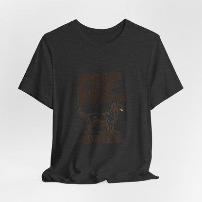 Golden Retriever — Sockdog by trade. Menace by passion